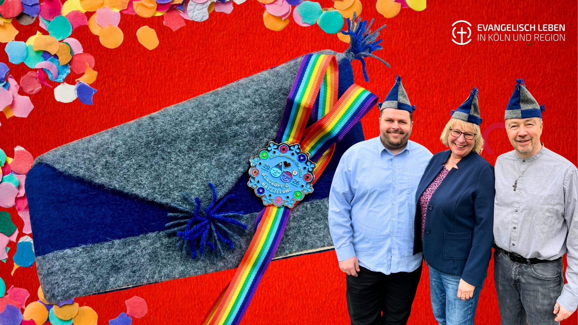 Mehr über den Artikel erfahren Blauköpp mit viel jeckem Segen: Evangelisches Karnevalsnetzwerk lädt ein