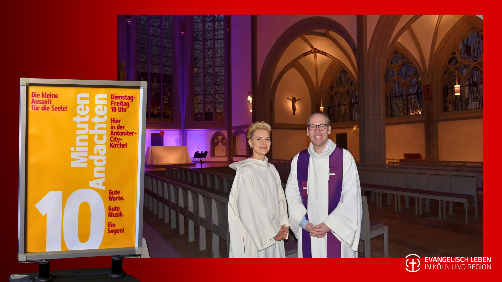 Du betrachtest gerade 60 Jahre „10-Minuten-Andacht“ in der evangelischen Antoniterkirche in Köln